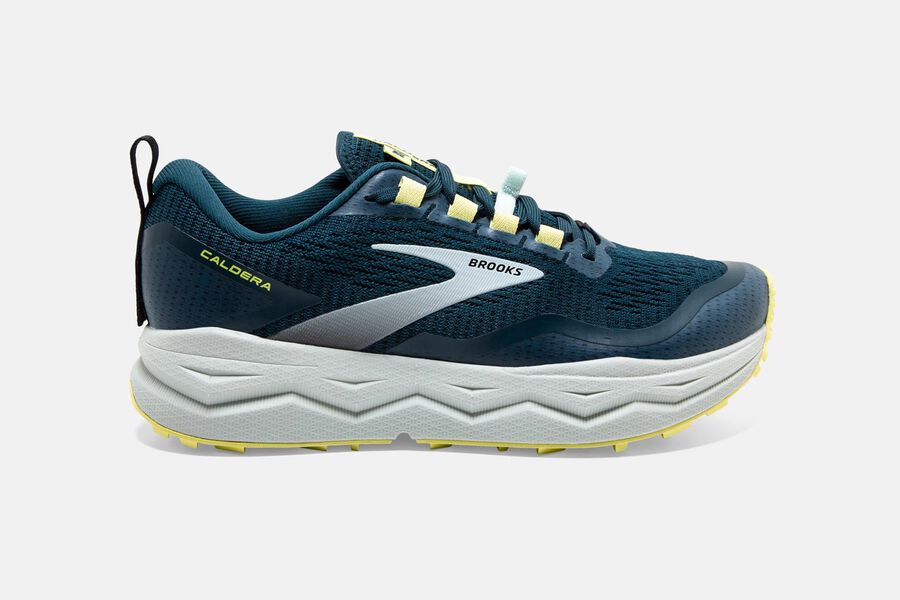 Brooks Caldera 5 Trail Running Shoes Womens - Navy - LYZNV-2695